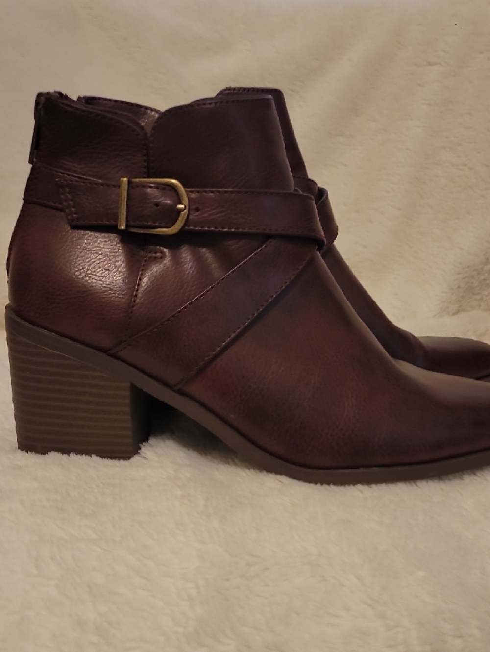 FRYE AND CO.  Pointed Ankle Booties with Buckle Strap - Picture 5 of 8